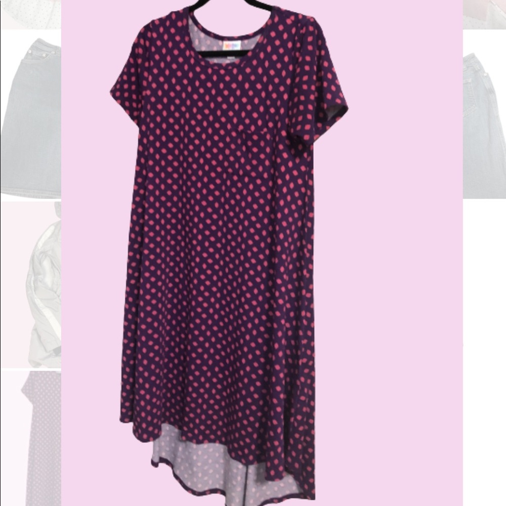 LuLaRoe Pink Pattern Dress | Size XS | great condition